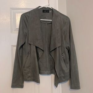 Gray suede jacket
